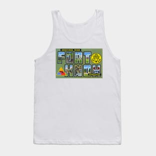 Greetings from Fort Knox, Kentucky - Vintage Large Letter Postcard Tank Top